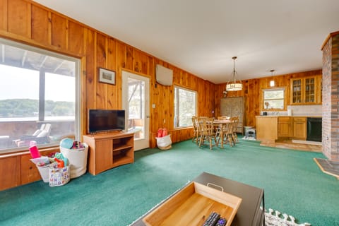 Porch & Views: Queensbury 'Three Family Lakehouse' House in Queensbury