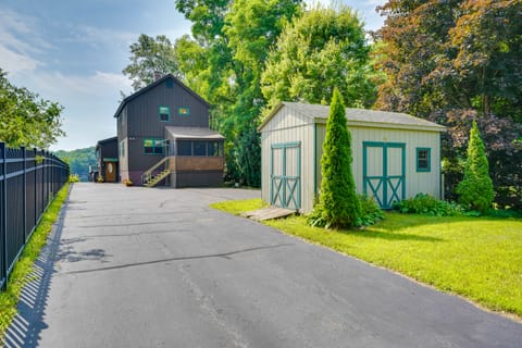 Porch & Views: Queensbury 'Three Family Lakehouse' House in Queensbury