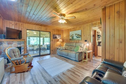 Grill & Fire Pit: Waterfront Cameron Retreat! House in Wisconsin