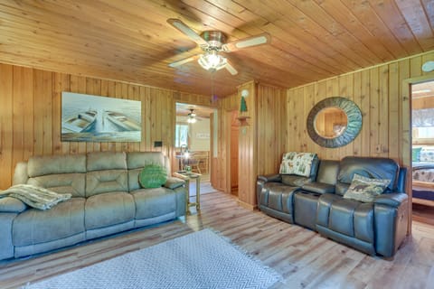 Grill & Fire Pit: Waterfront Cameron Retreat! House in Wisconsin