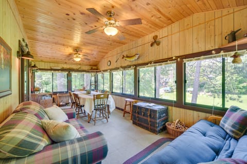 Grill & Fire Pit: Waterfront Cameron Retreat! House in Wisconsin