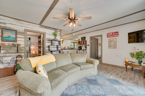 Lakefront Michigan Abode w/ Deck & Fire Pit! Cottage in Michigan