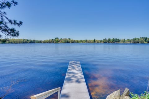 Spacious Lakefront New Auburn Home w/ Sunroom House in Wisconsin