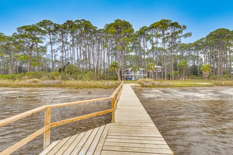 Carrabelle Retreat w/ Boat Dock + Views of Gulf! House in Florida