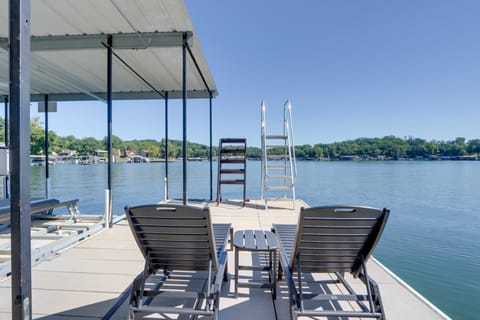 Private Dock + 4 Decks: Lake Ozark Retreat! House in Lake of the Ozarks