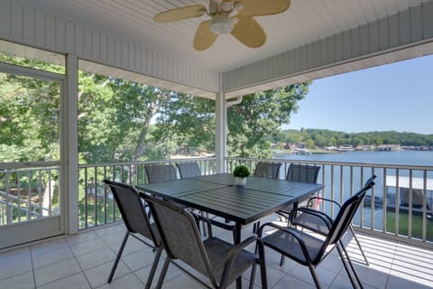 Private Dock + 4 Decks: Lake Ozark Retreat! House in Lake of the Ozarks