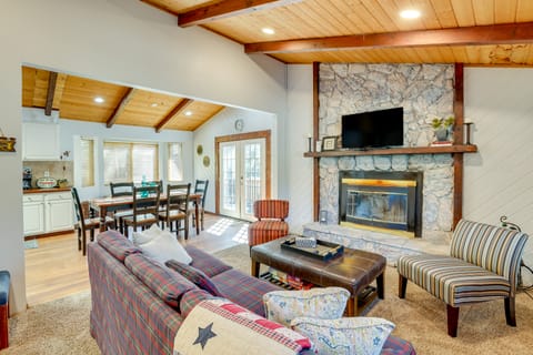 Ski, Boat, & Hike: Big Bear Home w/ Fire Pit! House in Big Bear