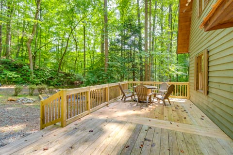 Wooded Blue Ridge Cabin: 2 Decks, Fire Pit! House in Georgia