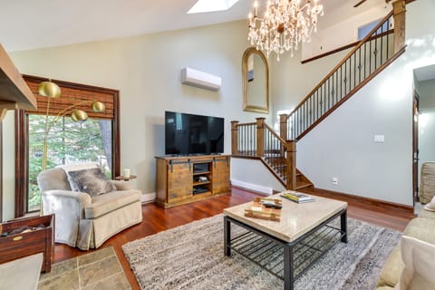 Pocono Pines Gem w/ Fire Pit & On-Site Creek! House in Pocono Pines