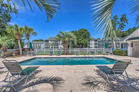 Myrtle Beach Condo w/ Balcony: Golf Course On-Site Apartment in Carolina Forest