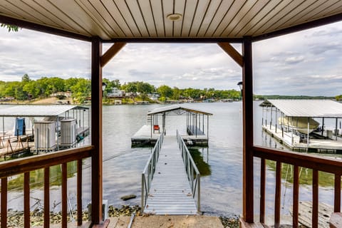 Lakefront Home w/ Private Dock in Sunrise Beach! House in Sunrise Beach