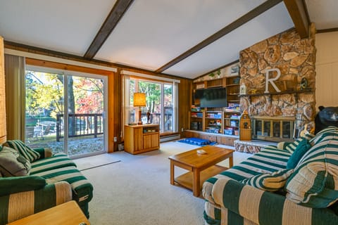 Lakefront Nekoosa Home: Private Beach & Boat Dock! House in Wisconsin