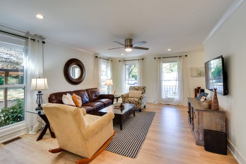 Tranquil Travelers Rest Home w/ Fire Pit! House in Travelers Rest