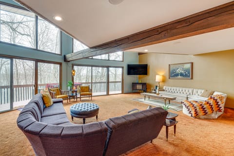 Eclectic Hubertus Home w/ Game Room & Fire Pit! House in Wisconsin