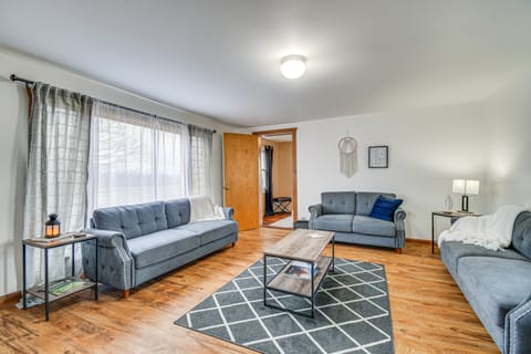 Cozy New York Farmhouse w/ Porch, Grill & Fire Pit House in Finger Lakes