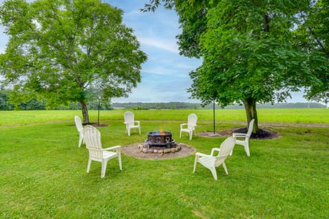 Cozy New York Farmhouse w/ Porch, Grill & Fire Pit House in Finger Lakes