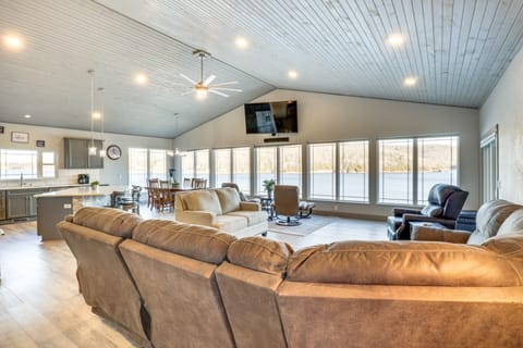 Waterfront Lake of the Ozarks Home w/ Private Dock House in Ozark Mountains