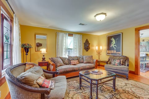 2 Mi to UA: Central Fayetteville Home w/ Patios House in Fayetteville