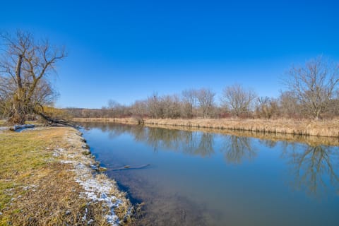 Riverfront Cabin Rental ~ 9 Mi to Yellowstone Lake House in Wisconsin