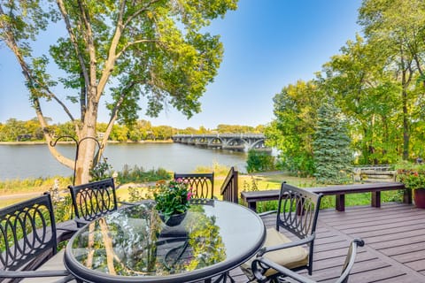 Riverfront Champlin Townhome w/ Deck & Water View! Apartment in Minnesota