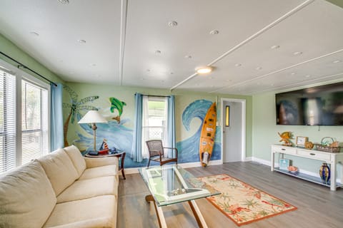 1 Mi to Beach: Home w/ Dock on Canal in Hudson House in Hudson