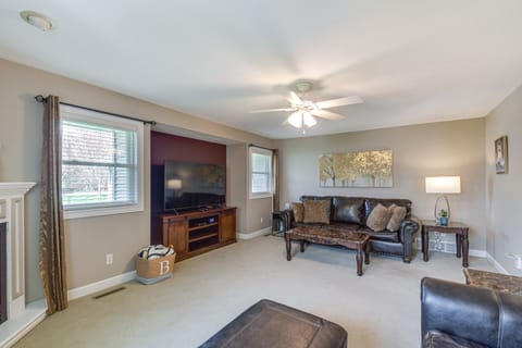 Rock Island Home w/ Private Yard & Fire Pit Table! House in Iowa