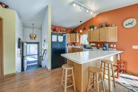 Lake Wissota Home w/ Private Dock + Fire Pit! House in Wisconsin