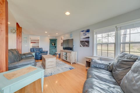 Riverfront Cheboygan Home w/ Dock ~ 4 Mi to Town! House in Michigan