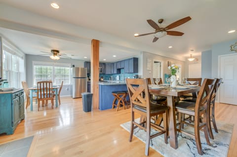 Riverfront Cheboygan Home w/ Dock ~ 4 Mi to Town! House in Michigan