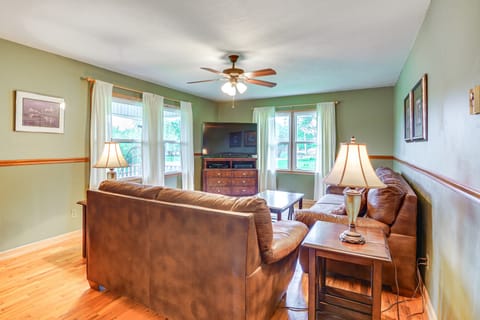 Walk to Restaurants: Stockton Home w/ Game Room House in Ozark Mountains