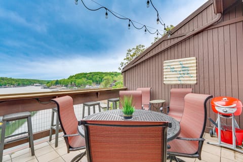 Boat Slip & Pools: Waterfront Osage Beach Condo! Apartment in Lake of the Ozarks