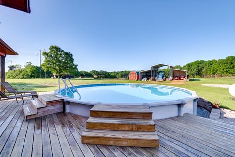 Neosho Home on 90 Acres w/ Private Pool & Fire Pit House in Ozark Mountains
