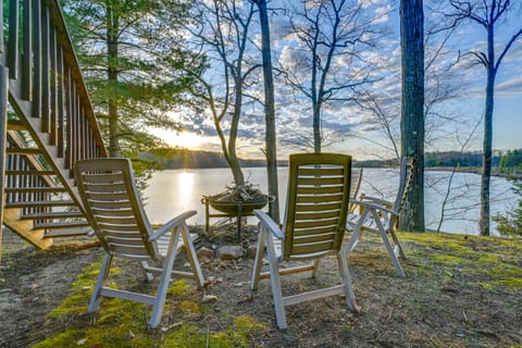 Lake Home w/ Dock + Fire Pit: Steps to Sandy Beach House in Michigan