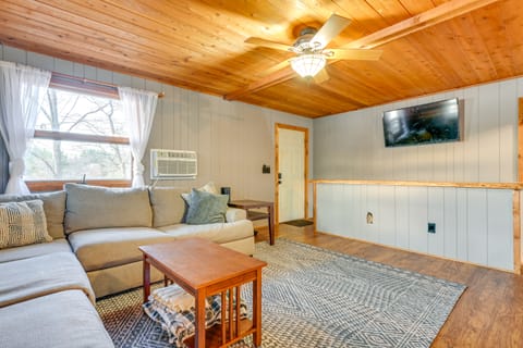 Lake Home w/ Dock + Fire Pit: Steps to Sandy Beach House in Michigan