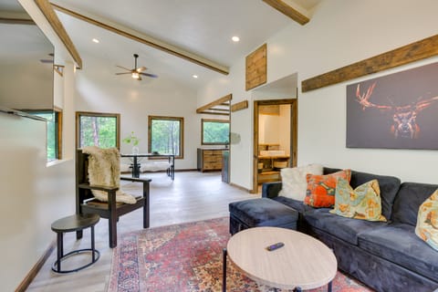 Modern Louisville Home on 3 Acres w/ Gas Fire Pit! House in Iowa