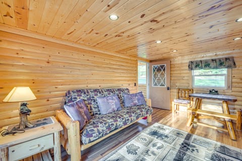 Lakefront Cabin w/ Dock, Fire Pits in Danbury! House in Wisconsin
