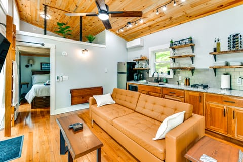 Modern Hersey Tiny Home w/ Private Hot Tub! House in Michigan