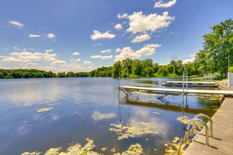 Howe Retreat w/ Fire Pit + Private Boat Dock! House in Indiana