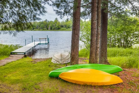 Peaceful Long Lake Cabin w/ Dock & Fire Pit! House in Wisconsin