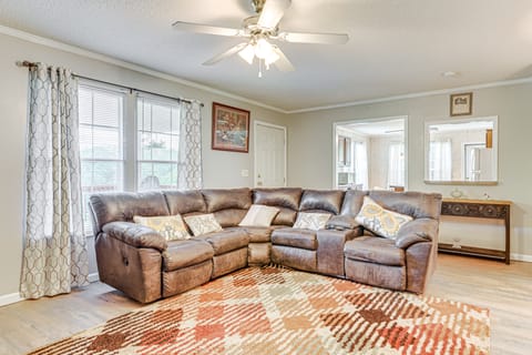 Large Yard + Fire Pit: Hot Springs Home House in Buncombe County