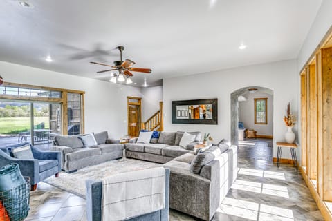 Spacious Afton Home: Patio, Grill & Mountain Views House in Wyoming