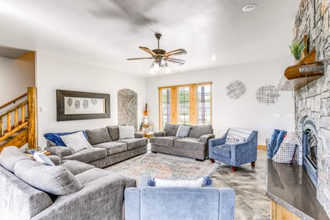 Spacious Afton Home: Patio, Grill & Mountain Views House in Wyoming