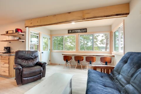 Waterfront Wisconsin Cabin: Private Dock, Fire Pit House in Wisconsin