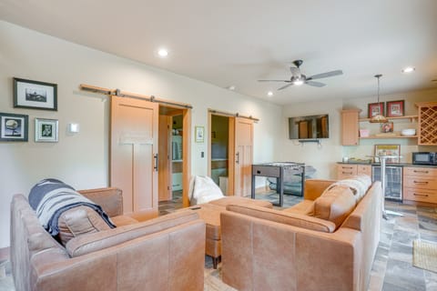 Modern Nellysford Getaway w/ View: Deck & Fire Pit House in Nelson County