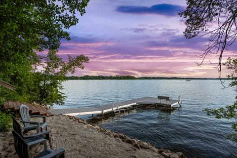 Waterfront Maple Lake Cabins w/ Private Beach! House in Minnesota