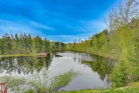 Indoor Pool & Hot Tub! Spacious Sterling Cabin House in Michigan