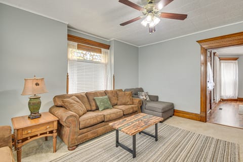 Dogs Welcome! Countryside Biggsville Home w/ Yard House in Iowa