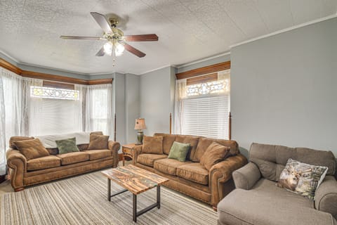 Dogs Welcome! Countryside Biggsville Home w/ Yard House in Iowa