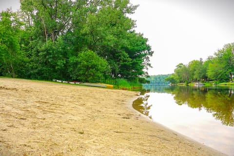 Becket Home w/ 3-Season Porch: Walk to Lake Access House in Becket