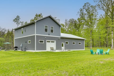 Pet Friendly Higgins Lake Home: Firepit & Yard House in Michigan